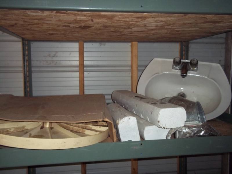 Lazy Susan hardware and Bathroom sink with ext...