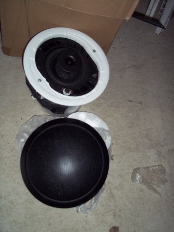 Ceiling speaker still in box
