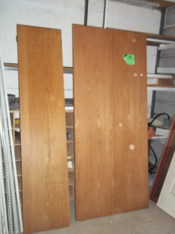 Bi Fold Closet door with one extra half