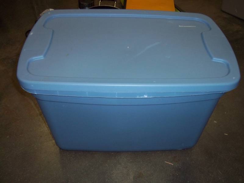 Blue Tote with cover includes assortment of duffle bags