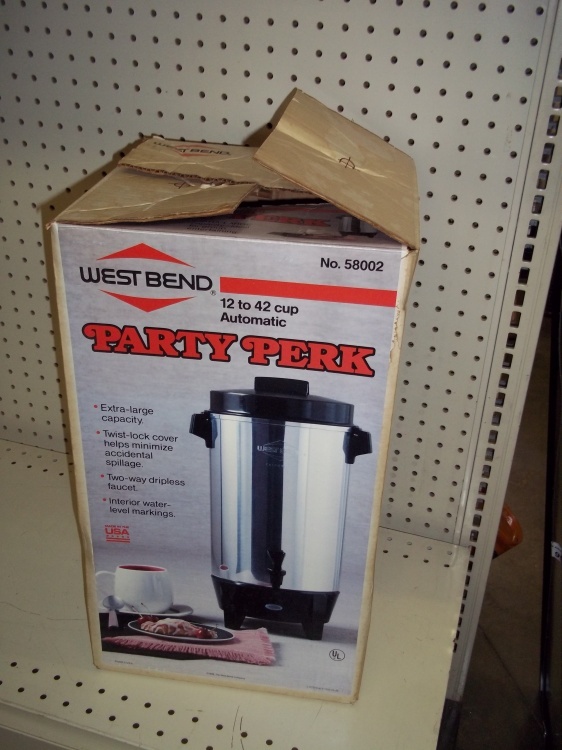 Peculating Coffee Pot