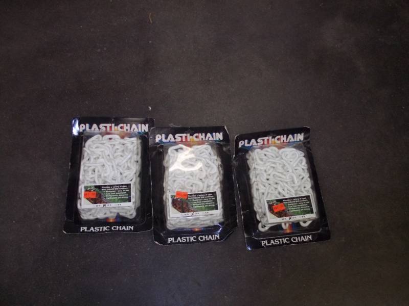 Lot of 3 Packages of 10 of Plastic Fence
