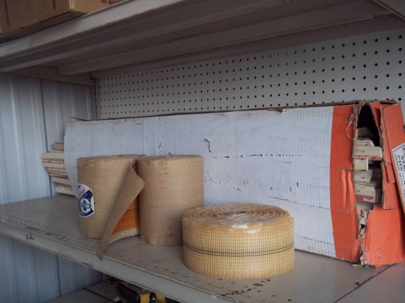 Box of Carpet Tack strip with seam tape