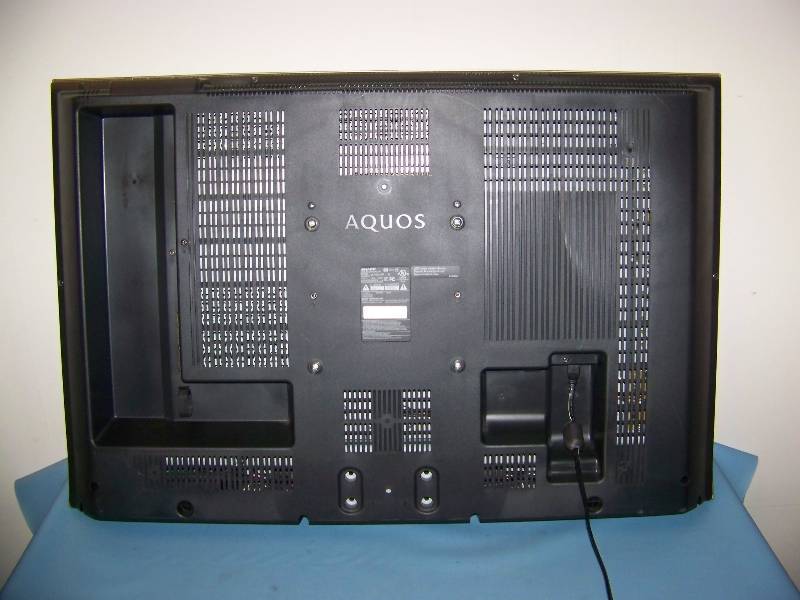 lot 18 image: 42, Sharp, Aquos, LCD, HDTV with Remote Control and Wall Mount