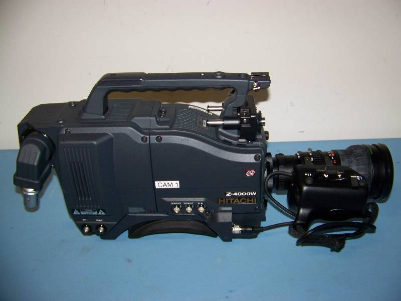 lot 88 image: Hitachi, CCD, Color, Video Camera with Camera Control Panel, Tripod PlateAdapter and Hard Sided Case