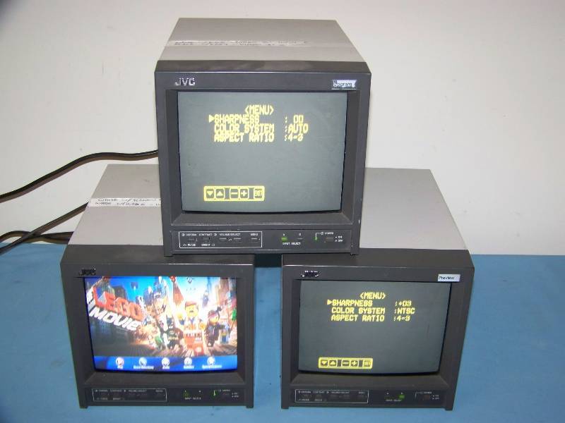 lot 94 image: (3) JVC, 10, Professional Color Video Monitors