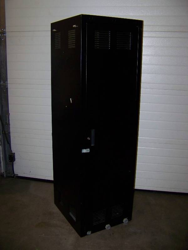lot 81 image: Middle Atlantic, Large Audio  Video  Server Equipment Rack with Doors and Shelves
