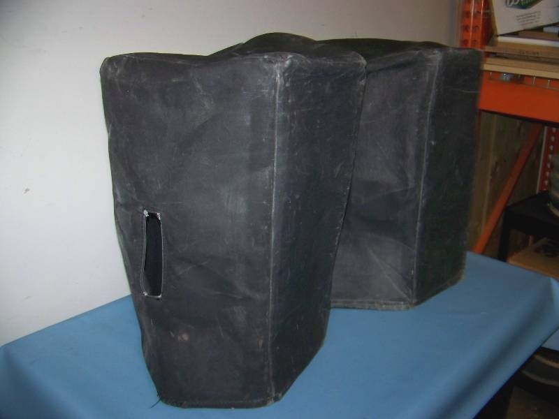 lot 97 image: (2) Padded, Speaker Covers for the EV, Force i speakers in Lots #5 and #6 on this auction