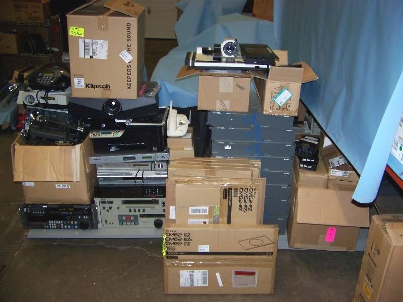 lot 98 image: Huge lot of Audio  Video Equipment  Accessories and miscellaneous items for Parts  Repair