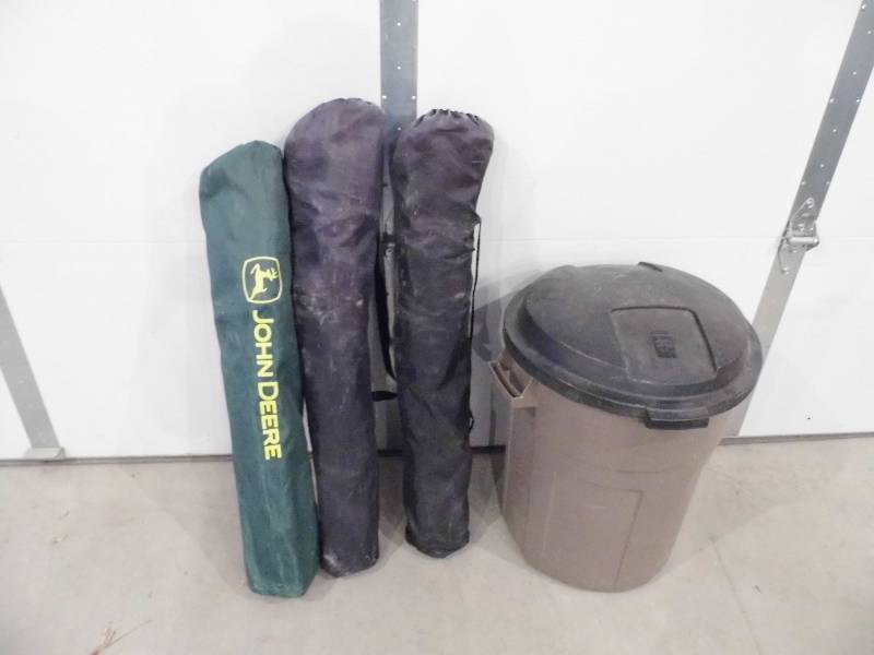 3 Folding Chairs in Bags