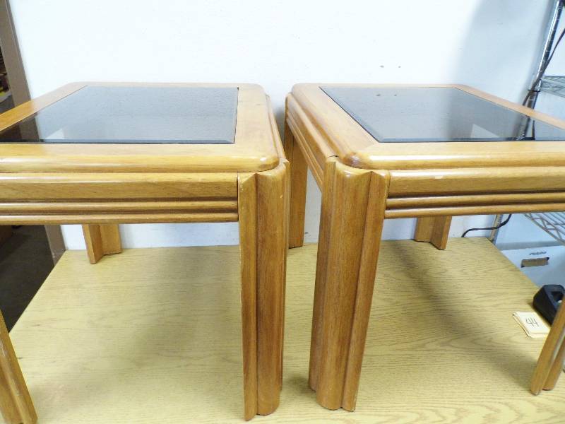 2 End Tables - Floor Lamp