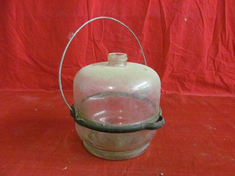 vintage cook stove kerosene jar