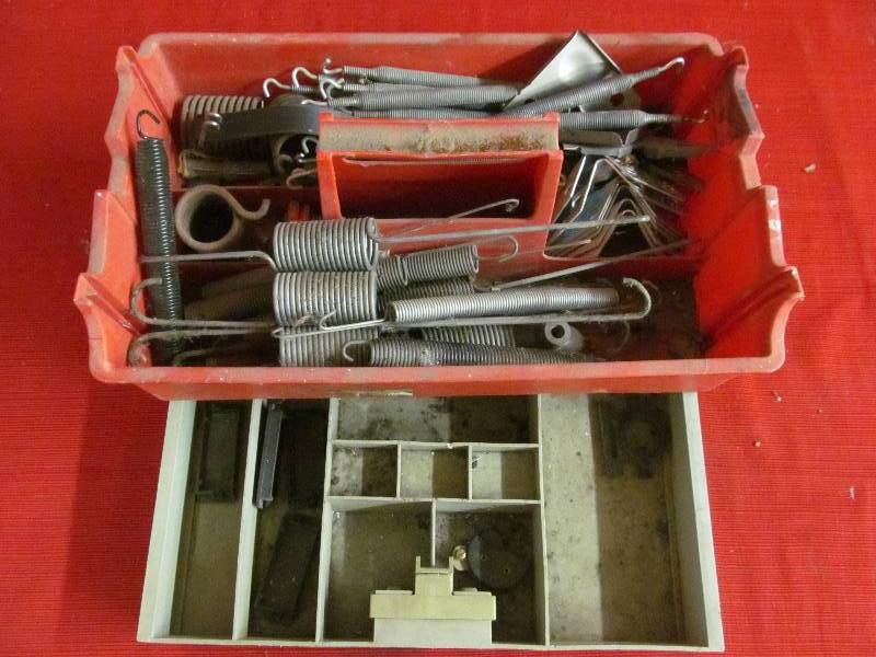tool caddy with springs ,brackets