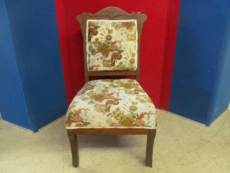 vintage upholstered chair