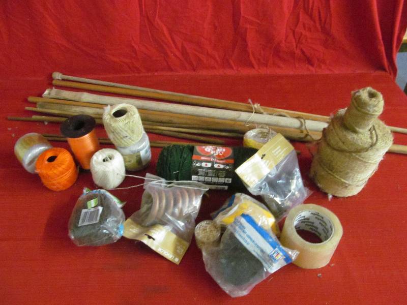 rolls of twine, yarn , string etc.