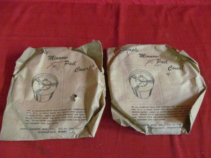 minnow pail covers