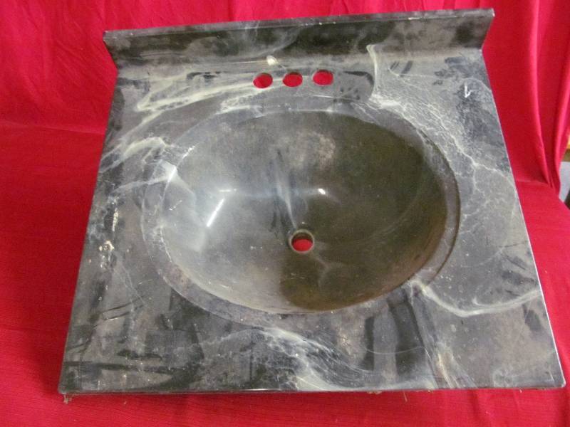Fiberglass bathroom sink