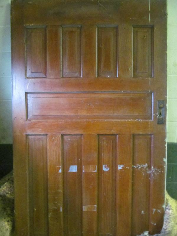 vintage wood door
