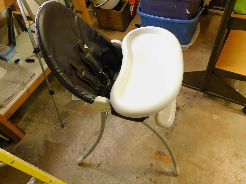 Leather High Chair by Bloombaby