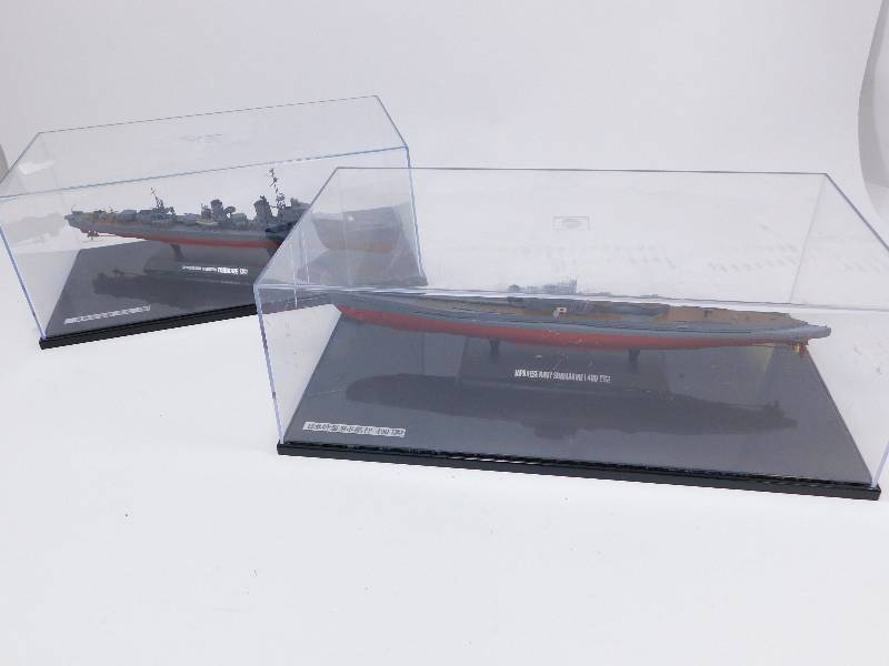 Lot of 2 Japanese Navy Submarine Figurines