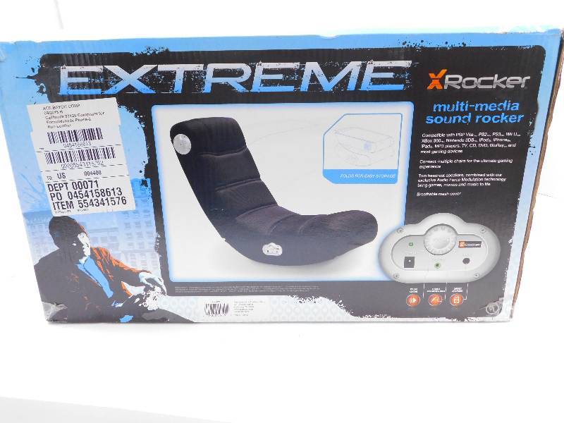 NIB Extreme Multi-Media Sound Rocker Chair