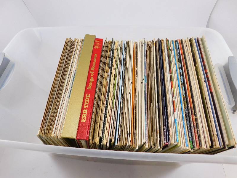 Lot of about 100 Vinyl Record Albums