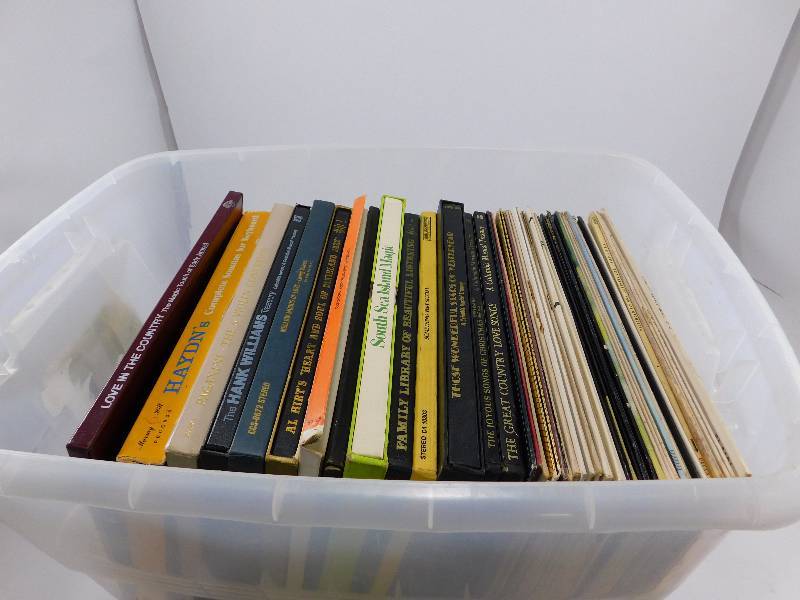 Lot of about 100 Vinyl Record Albums