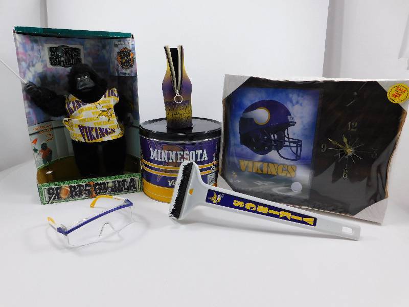 Lot of various Minnesota Vikings Memorabilia