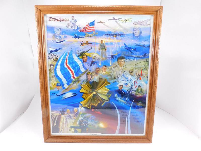 Framed WWII Artwork