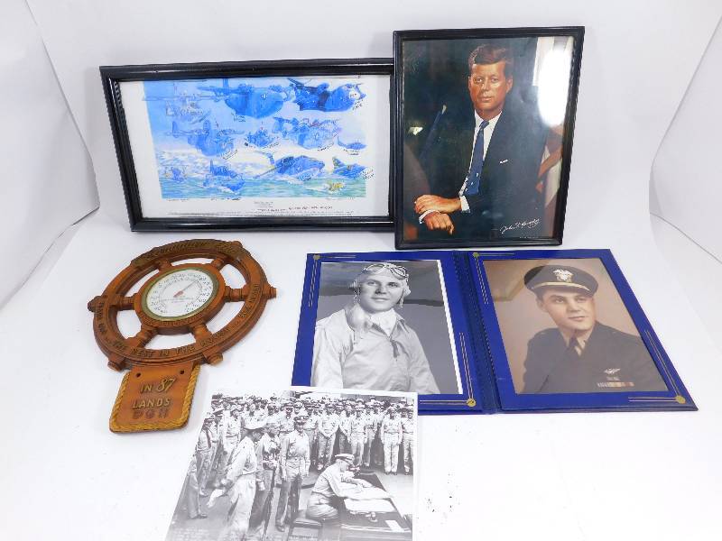 Misc. Lot of Wall Decor and WWII-Era Items