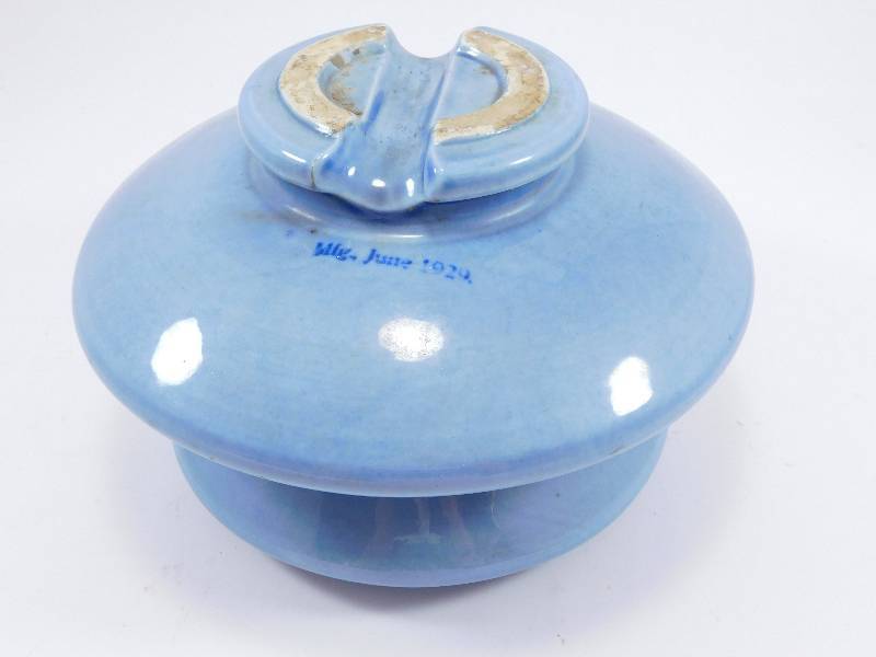 Antique 10 Ceramic Insulator Mfg. 1929