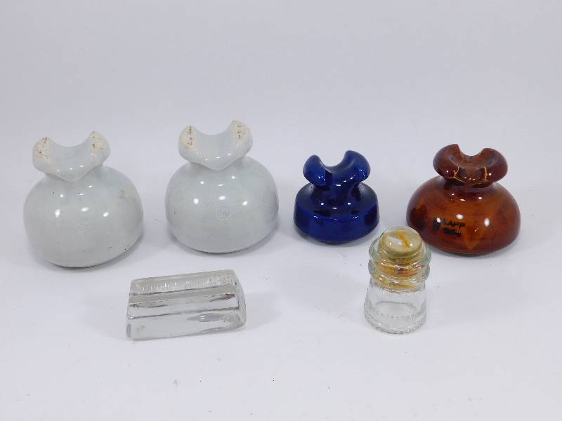 Antique Ceramic & Glass Electrical Insulators