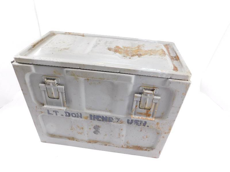 Vintage Metal Ammo Box