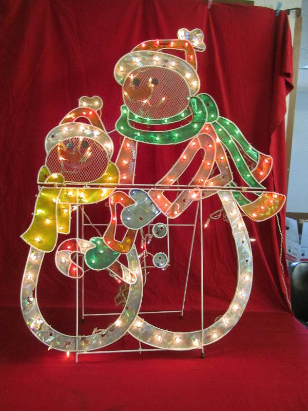 lot 151 image: christmas lawn ornament