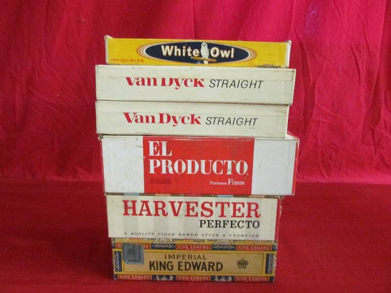 lot 166 image: cigar boxes