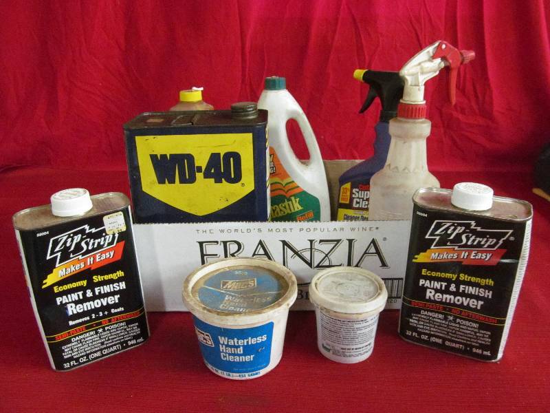 lot 264 image: paint removers, cleaners