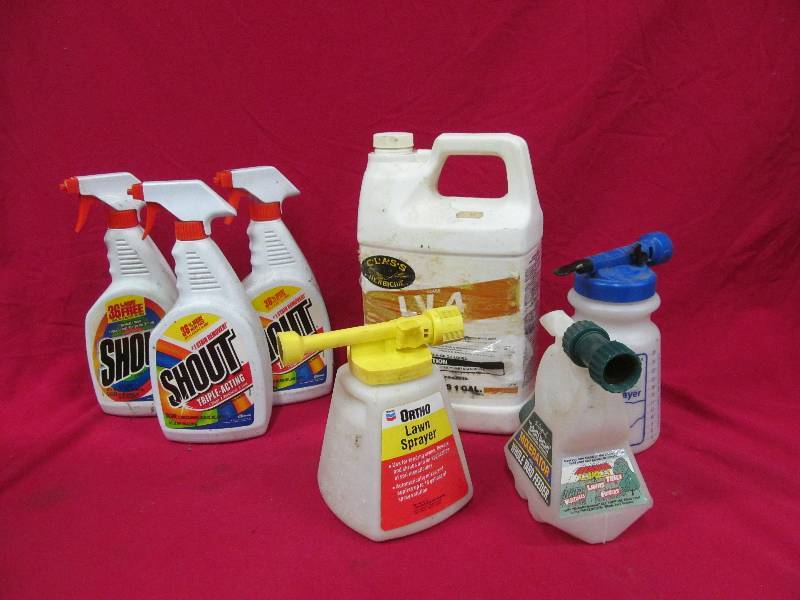 lot 392 image: Stain RemoverSpray Bottles