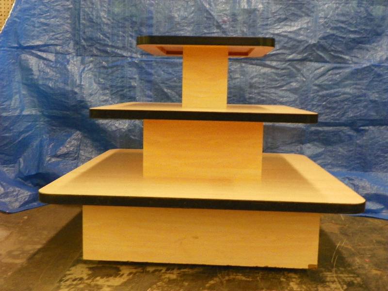 Three Tier Display Shelf