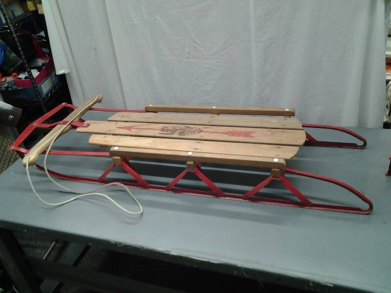 lot 23 image: Flexible Flyer Steel Runner Sled
