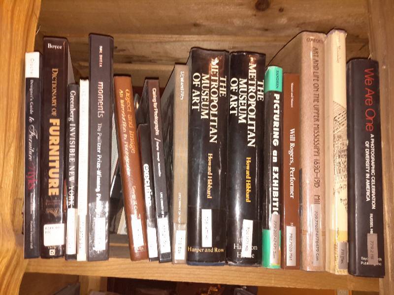 lot 133 image: Books on the book shelf as pictured