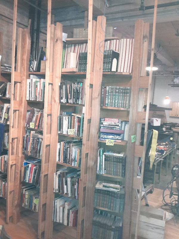 lot 143 image: Book Shelves as shown