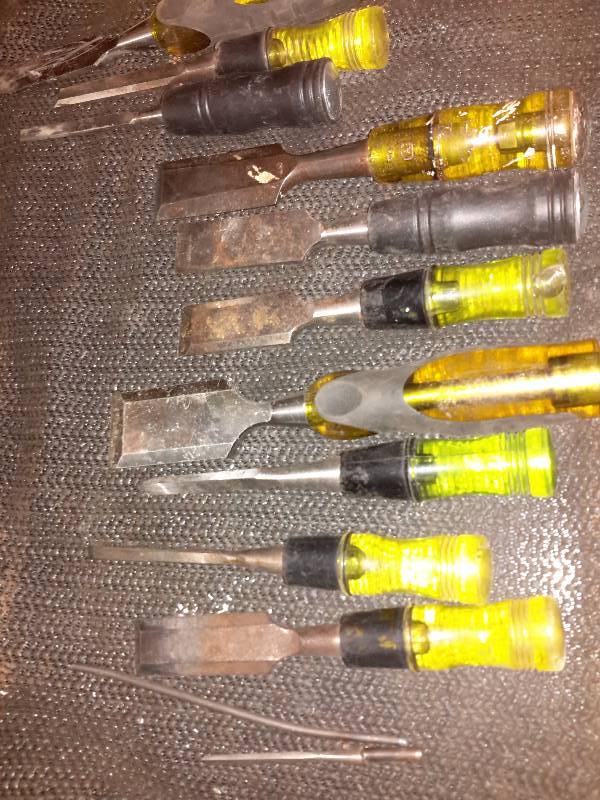 lot 94 image: Lot of Chisels, Files and Rasps as pictured