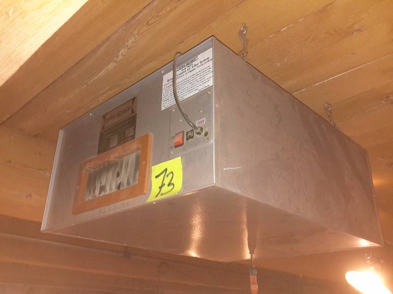 lot 73 image: CENTRAL MACHINERY, Air Filtration system.. Has remote control