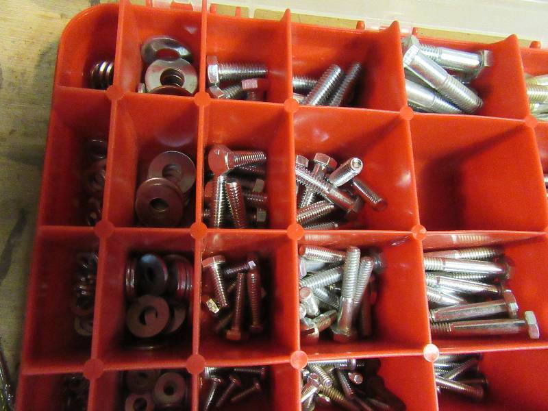 lot 150 image: Large Bolt Case with lots of bolts.. See pictures