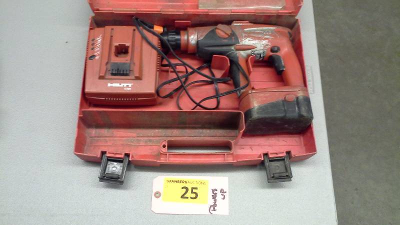 lot 25 image: Hilti TE 2-A Cordless Rotary Hammer