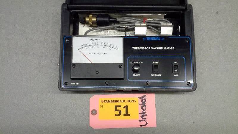lot 51 image: Thermal Dual Power Thermistor Vacuum Gauge