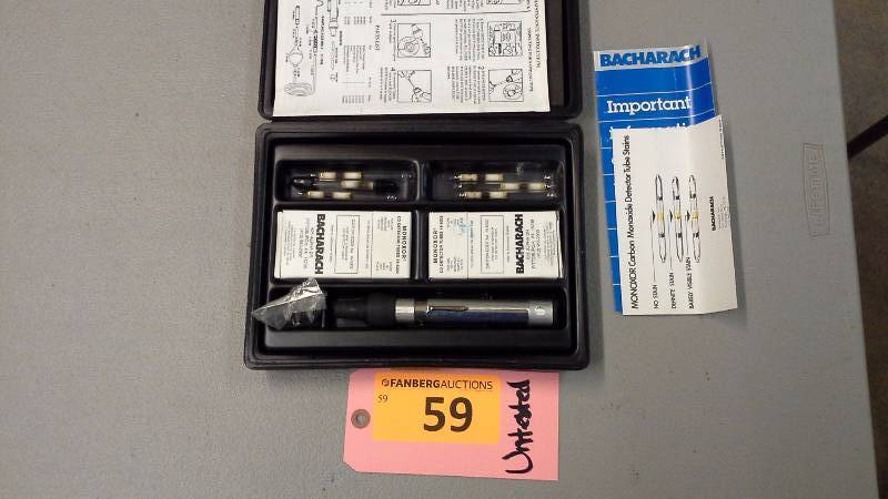 lot 59 image: Bacharach CO Detector Kit