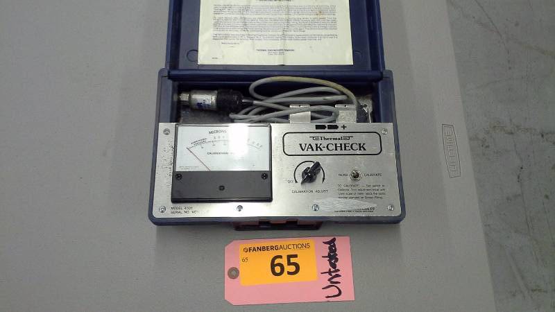 lot 65 image: Thermal Vak-Check Model 4501
