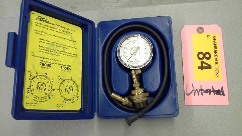 lot 84 image: Uniweld Gas Pressure Test Kit