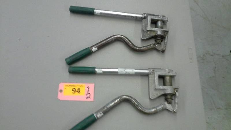 lot 94 image: (2) Greenlee Metal Hole Punches